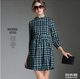 歐美風(fēng)新款格子連衣裙 廣州廠家直銷，一件起批引領(lǐng)時(shí)尚潮流